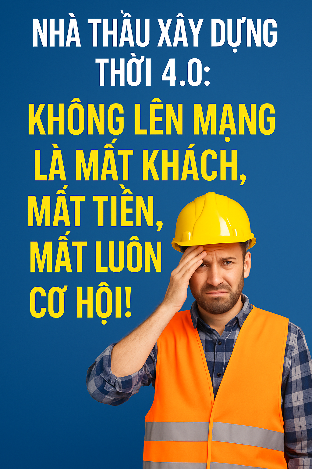 NHÀ THẦU XÂY DỰNG THỜI 4.0: KHÔNG LÊN MẠNG LÀ MẤT KHÁCH, MẤT TIỀN, MẤT LUÔN CƠ HỘI! - 1751516487387