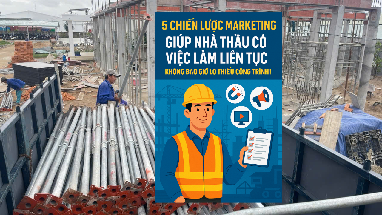 Tin nổi bật: 5 CHIẾN LƯỢC MARKETING GIÚP NHÀ THẦU CÓ VIỆC LÀM LIÊN TỤC, KHÔNG BAO GIỜ LO THIẾU CÔNG TRÌNH!